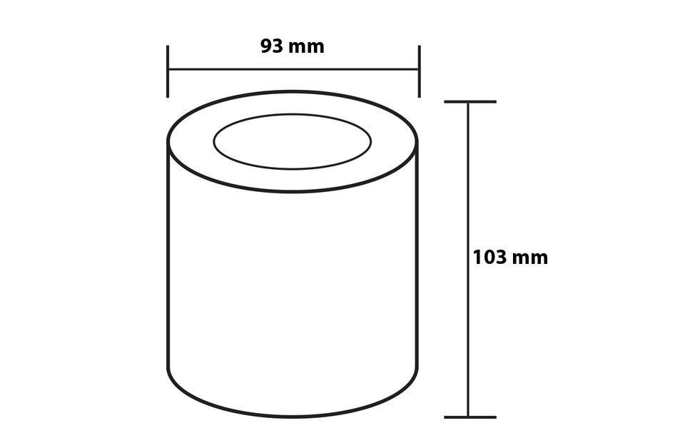 HLW LED Tiltable Surface-Mounted Spotlight GU10 Matt Black - Stylish LED Accessories Ø93mm HLW LED Tiltable Surface-Mounted Spotlight GU10 Matt Black - Stylish LED Accessories Ø93mm