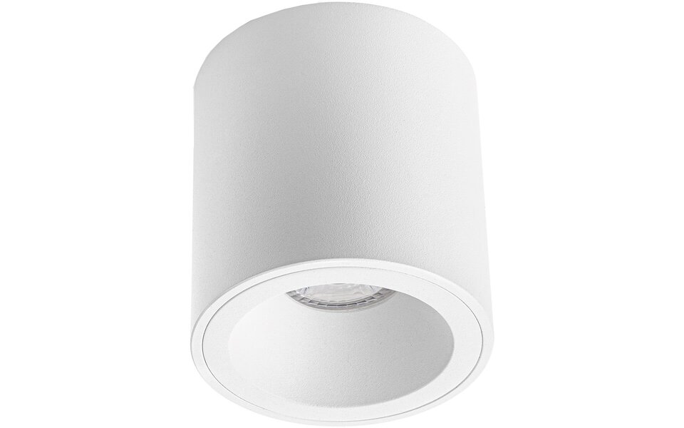 HLW LED Pragmi Cliron Pro Surface-Mounted Spotlight GU10 - Matte White Aluminum LED Accessories Ø90mm
