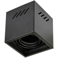 Surface-mounted spotlight GU10 Matt Black - Tiltable LED Accessories Surface-mounted spotlight GU10 Matt Black - Tiltable LED Accessories