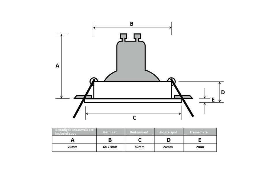 HLW LED Spot Fixture GU10 - Tiltable Aluminum Recessed Spot with GU10 Fitting HLW LED Spot Fixture GU10 - Tiltable Aluminum Recessed Spot with GU10 Fitting