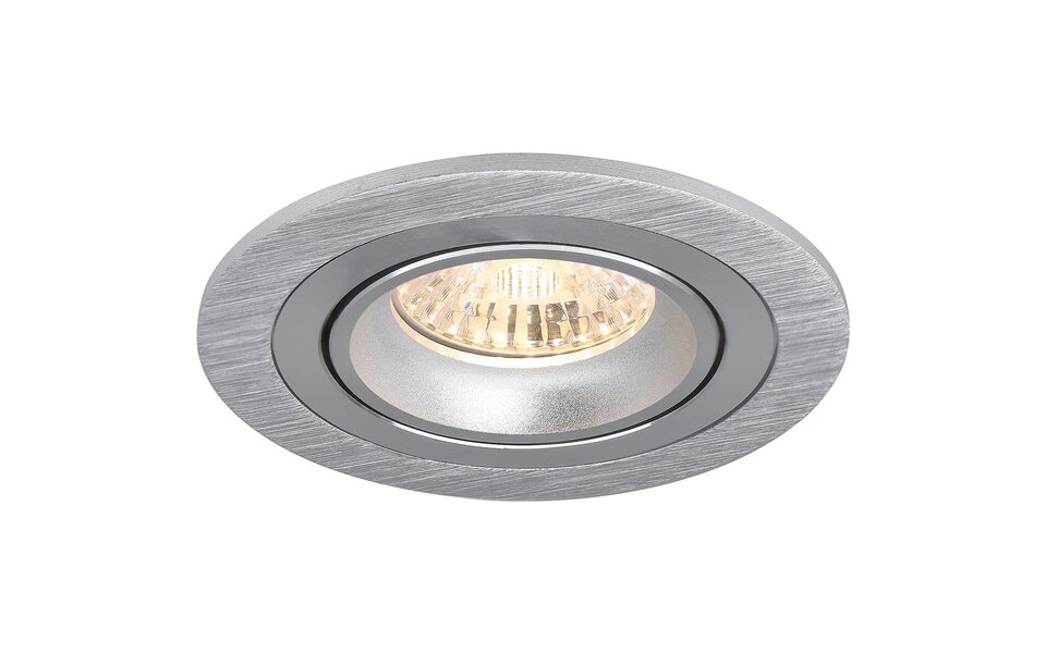 HLW LED Spot Armatuur GU10 - Pragmi Alpin Pro Kantelbare Aluminium Inbouwspot Ø92mm