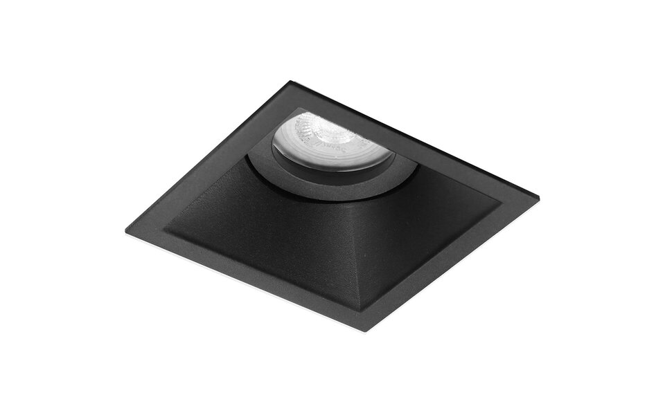 HLW LED Spot Armatuur GU10 - Pragmi Zano Pro Inbouwspot, Kantelbaar, Zwart LED Toebehoren