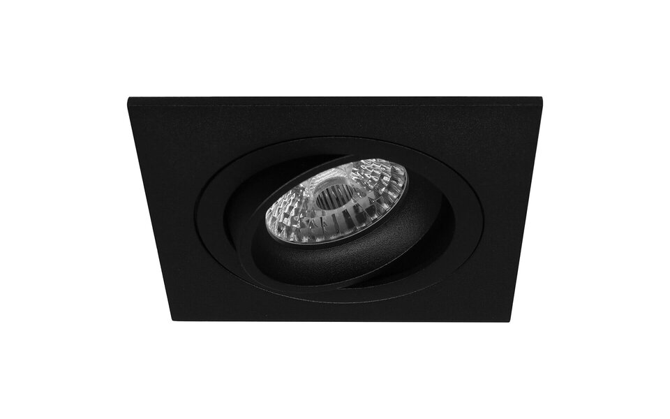 HLW LED Spotlight Fixture GU10 - Tiltable LED Accessories with GU10 Fitting Black Aluminum