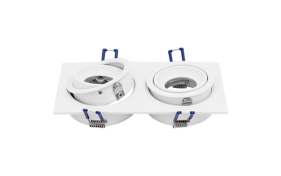 HLW LED Spot Fixture GU10 - Aluminum Recessed Spotlight with Tiltable GU10 Fitting HLW LED Spot Fixture GU10 - Aluminum Recessed Spotlight with Tiltable GU10 Fitting