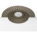 Recessed spotlight Trimless Round Bronze with Tiltable GU10 Lamp Fitting - LED Accessories