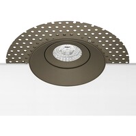 Recessed spotlight Trimless Bronze - Tiltable with GU10 fitting