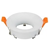 Spot Fixture GU10 Recessed Spotlight - Round White Aluminum Ø85mm