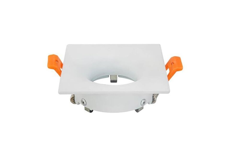 HLW LED Spot Armatuur GU10 - Vierkant Wit Aluminium | Modern LED Toebehoren met GU10 Fitting HLW LED Spot Armatuur GU10 - Vierkant Wit Aluminium | Modern LED Toebehoren met GU10 Fitting