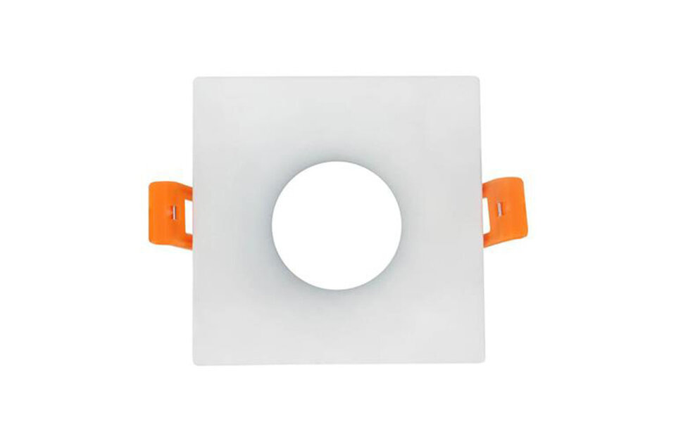 HLW LED Spot Armatuur GU10 - Vierkant Wit Aluminium | Modern LED Toebehoren met GU10 Fitting HLW LED Spot Armatuur GU10 - Vierkant Wit Aluminium | Modern LED Toebehoren met GU10 Fitting