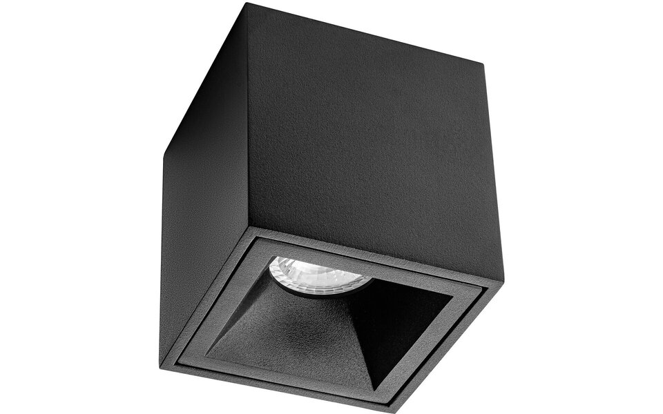 HLW LED Pragmi Cliron Pro Surface-Mounted Spotlight GU10 Matt Black - Aluminum LED Accessories