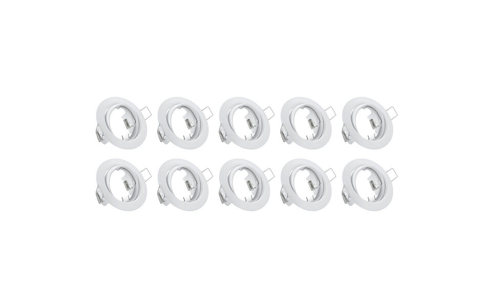 HLW LED Trion Spotlight Fixture 10 Pack - Tiltable GU10 Fitting LED Accessories