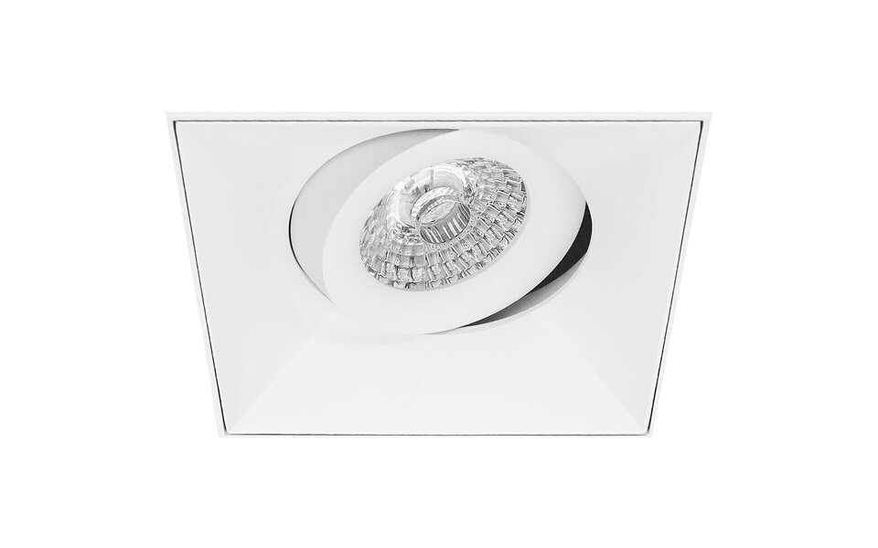 HLW LED Spot Armatuur GU10 - Pragmi Nivas Pro - Wit Aluminium - Trimless LED Toebehoren met GU10 Fitting HLW LED Spot Armatuur GU10 - Pragmi Nivas Pro - Wit Aluminium - Trimless LED Toebehoren met GU10 Fitting