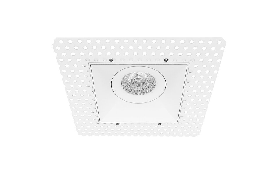 HLW LED Spotlight Fixture GU10 - Pragmi Nivas Pro - White Aluminum - Trimless LED Accessories with GU10 Fitting HLW LED Spotlight Fixture GU10 - Pragmi Nivas Pro - White Aluminum - Trimless LED Accessories with GU10 Fitting