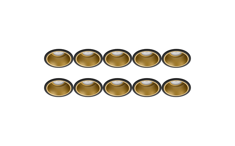 HLW LED Spot Armatuur 10 Pack - GU10 Inbouwspot - Aluminium LED Toebehoren HLW LED Spot Armatuur 10 Pack - GU10 Inbouwspot - Aluminium LED Toebehoren