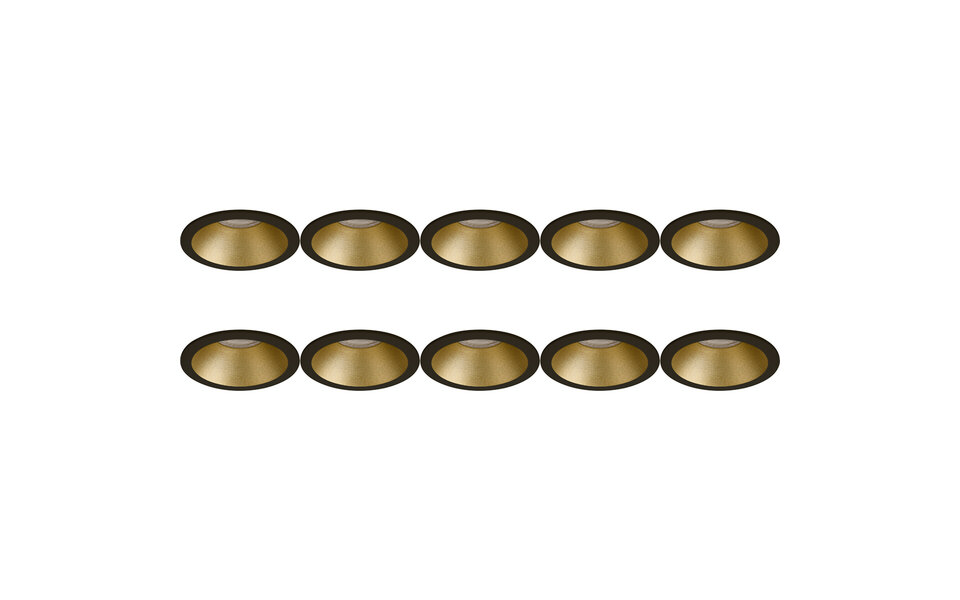 HLW LED Spot Armatuur 10 Pack - Pragmi Pollon Pro - GU10 inbouwspot LED toebehoren