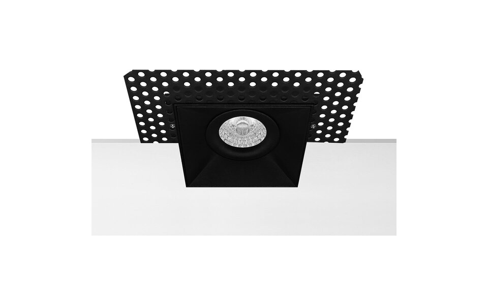 HLW LED Spot Armatuur GU10 - Kantelbaar, Trimless Zwart Aluminium met GU10 Fitting HLW LED Spot Armatuur GU10 - Kantelbaar, Trimless Zwart Aluminium met GU10 Fitting