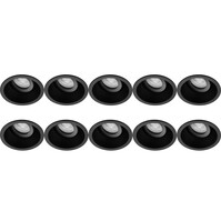 Spot Fixture 10 Pack - Tiltable GU10 LED accessories Black