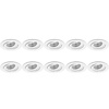 Spot Armatuur 10 Pack - GU10 fitting - Kantelbaar & Aluminium