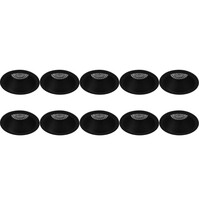 Spot Fixture 10 Pack - GU10 Fitting - LED Accessories Black