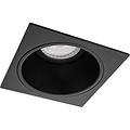 Spotlight Fixture GU10 Pragmi Minko Pro - Recessed Black Aluminum - Includes GU10 Fitting Spotlight Fixture GU10 Pragmi Minko Pro - Recessed Black Aluminum - Includes GU10 Fitting