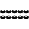 Spot Armatuur 10 Pack - GU10 Inbouwspot Zwart Aluminium, Verdiept Ø90mm Spot Armatuur 10 Pack - GU10 Inbouwspot Zwart Aluminium, Verdiept Ø90mm