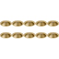 Spot Fixture 10 Pack - GU10 Recessed Spotlight - LED Accessories - Gold Aluminum Spot Fixture 10 Pack - GU10 Recessed Spotlight - LED Accessories - Gold Aluminum