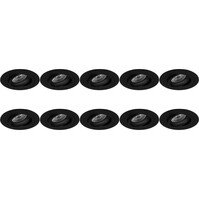 Spot Armatuur 10 Pack - GU10 Fitting LED Toebehoren Zwart