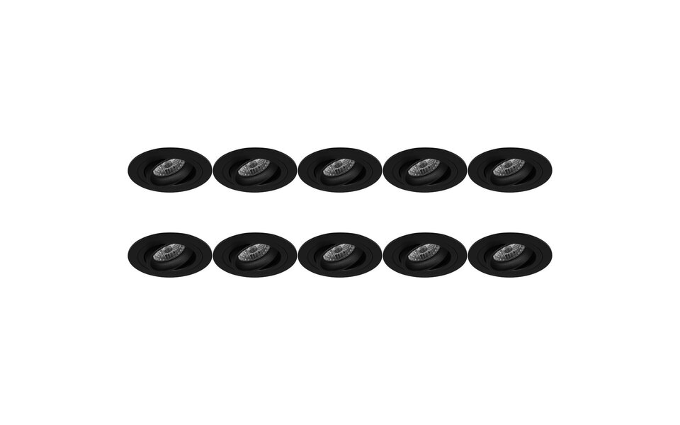 HLW LED Pragmi Alpin Pro 10 Pack GU10 Inbouwspot - Kantelbaar LED Toebehoren