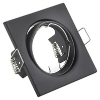 Spot Armatuur GU10 - Kantelbaar Zwart Aluminium LED Toebehoren Spot Armatuur GU10 - Kantelbaar Zwart Aluminium LED Toebehoren