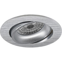 Spot Armatuur GU10 - Kantelbaar LED Toebehoren - Zilver Ø82mm