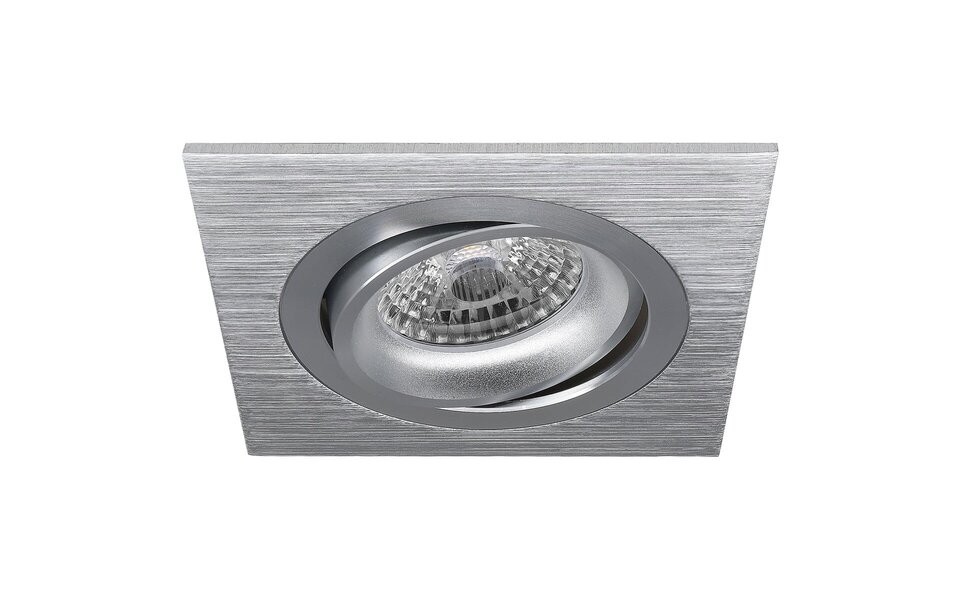 HLW LED Spot Armatuur GU10 - Pragmi Borny Pro - Kantelbare LED Toebehoren in Zilver HLW LED Spot Armatuur GU10 - Pragmi Borny Pro - Kantelbare LED Toebehoren in Zilver