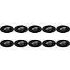 Spot Armatuur 10 Pack - Kantelbare GU10 Inbouwspot Zwart Spot Armatuur 10 Pack - Kantelbare GU10 Inbouwspot Zwart