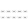 Spotlight Fixture 10 Pack - Pragmi Rodos Pro GU10 Recessed Spotlight - LED Accessories