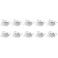 Spot Armatuur 10 Pack - Pragmi Minko Pro GU10 inbouwspot - LED toebehoren