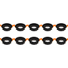 Spotlight Fixture 10 Pack - GU10 fitting - Black aluminum Ø85mm
