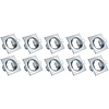 Spot Armatuur 10 Pack - Kantelbaar GU10 Inbouwspot Chroom Spot Armatuur 10 Pack - Kantelbaar GU10 Inbouwspot Chroom