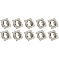 Spot Armatuur 10 Pack - Kantelbaar GU10 LED Toebehoren