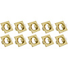 Spotlight Fixture 10 Pack - GU10 Recessed Spotlight - Gold LED Accessories Spotlight Fixture 10 Pack - GU10 Recessed Spotlight - Gold LED Accessories