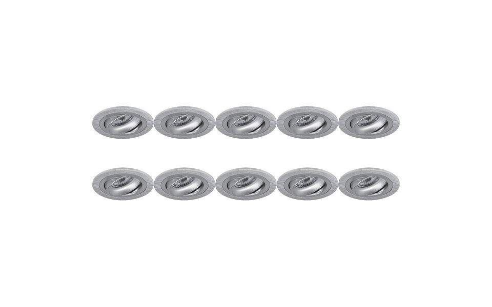 HLW LED Spot Armatuur 10 Pack - Pragmi Alpin Pro GU10 Inbouwspot Ø92mm HLW LED Spot Armatuur 10 Pack - Pragmi Alpin Pro GU10 Inbouwspot Ø92mm