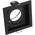 Spotlight Fixture GU10 - Black Recessed Spotlight, Tiltable & Aluminum | LED Accessories Spotlight Fixture GU10 - Black Recessed Spotlight, Tiltable & Aluminum | LED Accessories