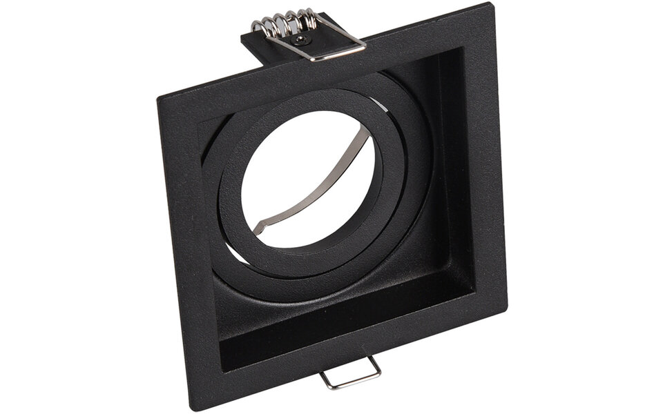 HLW LED Spot Armatuur GU10 - Zwarte Inbouwspot, Kantelbaar & Aluminium | LED Toebehoren HLW LED Spot Armatuur GU10 - Zwarte Inbouwspot, Kantelbaar & Aluminium | LED Toebehoren