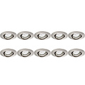 Spot Armatuur 10 Pack - Pragmi Alpin Pro Rond - GU10 Fitting LED Toebehoren