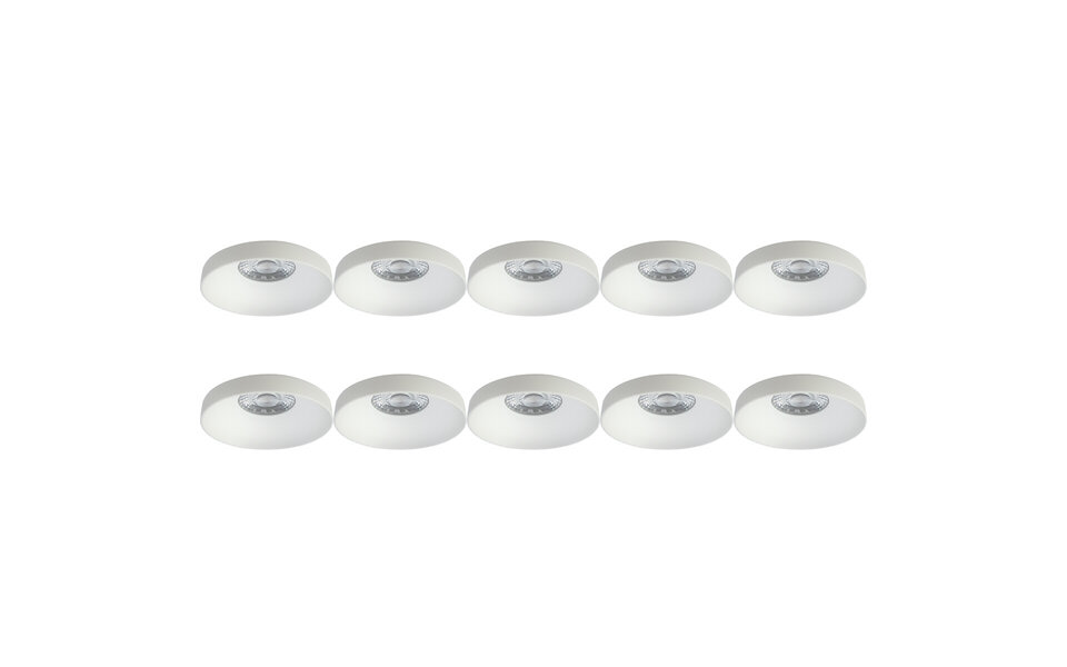 HLW LED Spot Light Fixture 10 Pack - Pragmi Vrito Pro - GU10 fitting LED accessories