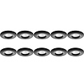 Spotlight Fixture 10 Pack - GU10 fitting LED accessories IP65, black aluminum