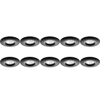 Spot Armatuur 10 Pack - GU10 fitting LED toebehoren IP65 zwart