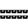 Spot Armatuur 10 Pack - GU10 fitting - Trimless & Kantelbaar zwart Spot Armatuur 10 Pack - GU10 fitting - Trimless & Kantelbaar zwart