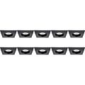 Spot Armatuur 10 Pack - Pragmi Rodos Pro - GU10 Inbouwspot Zwart LED Toebehoren Spot Armatuur 10 Pack - Pragmi Rodos Pro - GU10 Inbouwspot Zwart LED Toebehoren