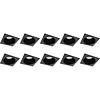 Spot Armatuur 10 Pack - GU10 fitting & LED toebehoren - Zwart Spot Armatuur 10 Pack - GU10 fitting & LED toebehoren - Zwart