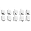 Surface-mounted spotlight 10-pack - GU10 fitting - LED accessories - Matte White