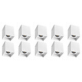 Surface-mounted spotlight 10 Pack with GU10 fitting - Tiltable LED accessories - Matte White Aluminum